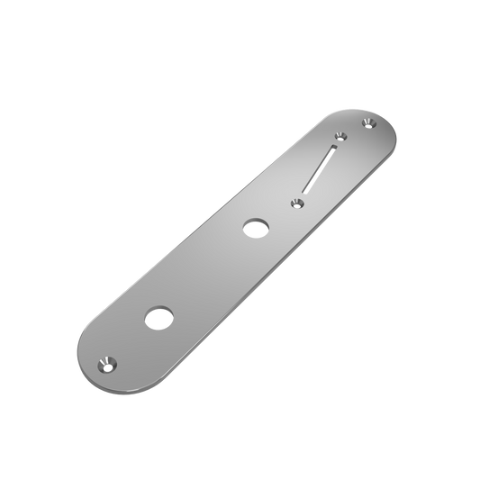 BKD Stainless Angle Telecaster Control Plate